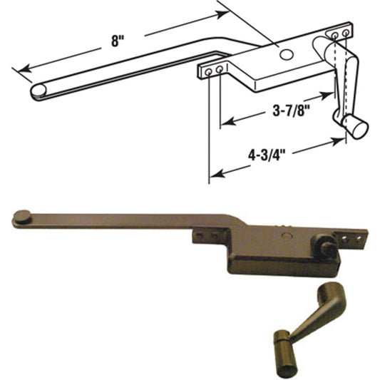 Slide-Co Left Hand Die-Cast Casement Operator