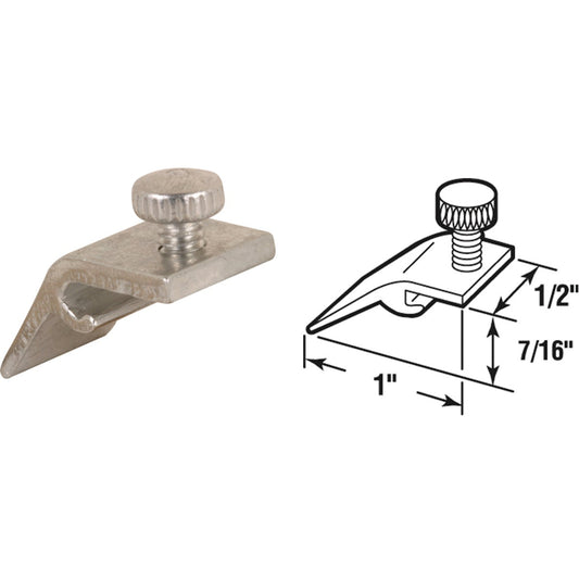 Slide-Co 1/2 In. W. x 7/16 In. H. x 1 In. L. Mill Storm Window Panel Clips (4 Count)