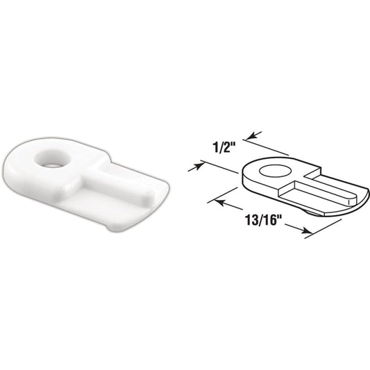 Slide-Co White Flush Clips (4 Count)