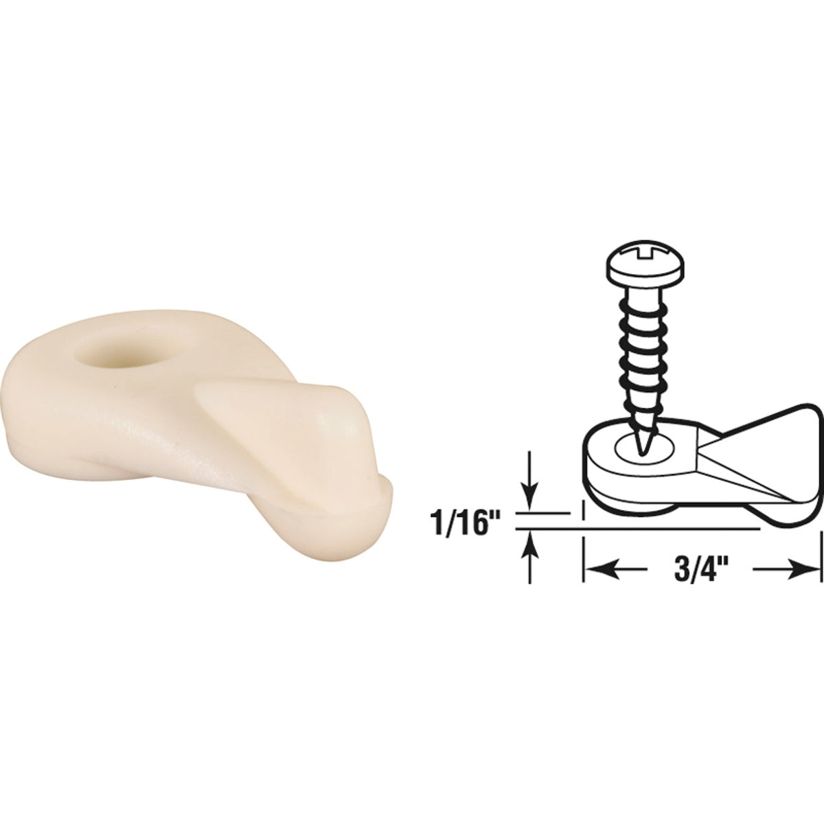 Prime-Line Flush Panel Clips (8 Count)