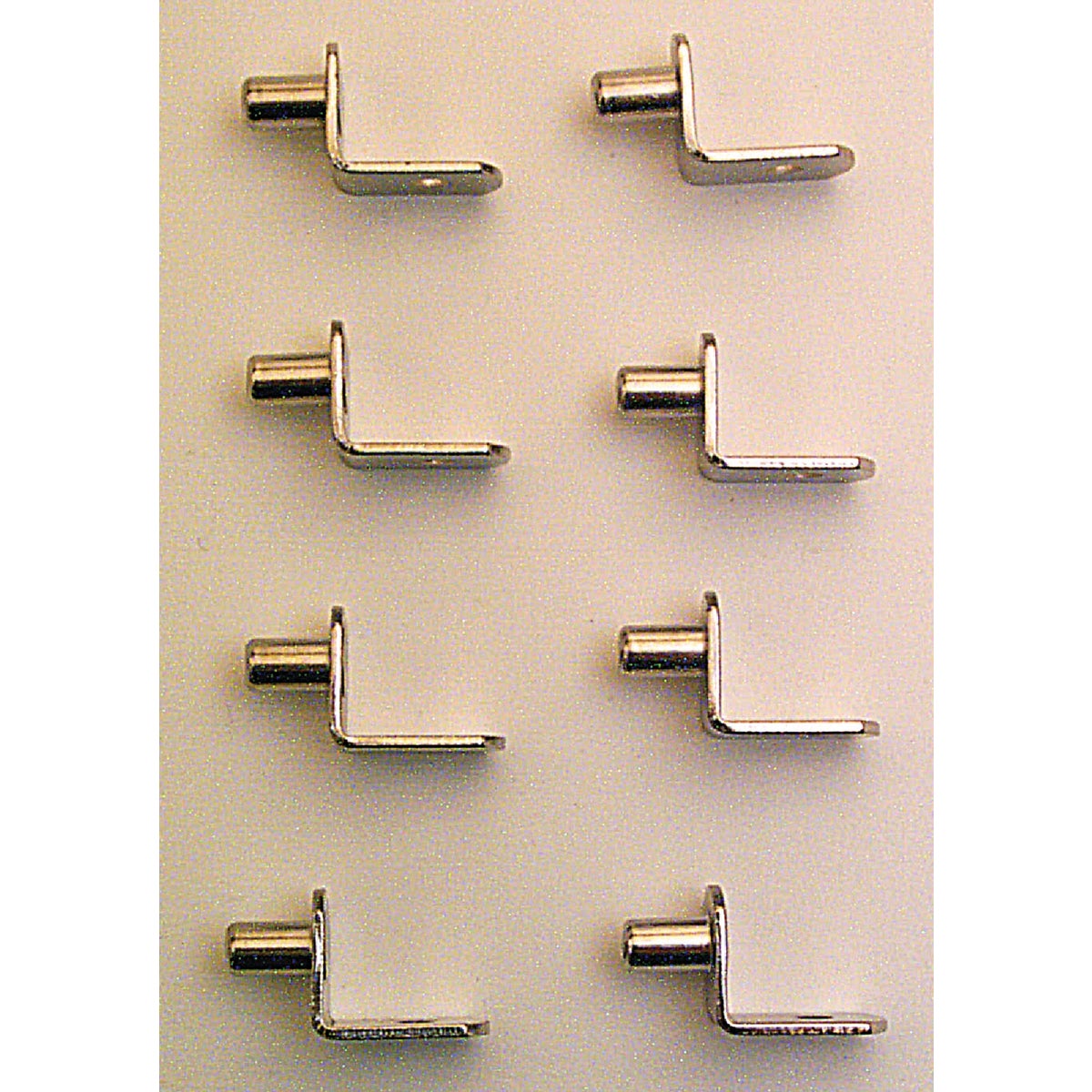 Prime-Line 1/4 In. Nickel Shelf Support (8-Count)