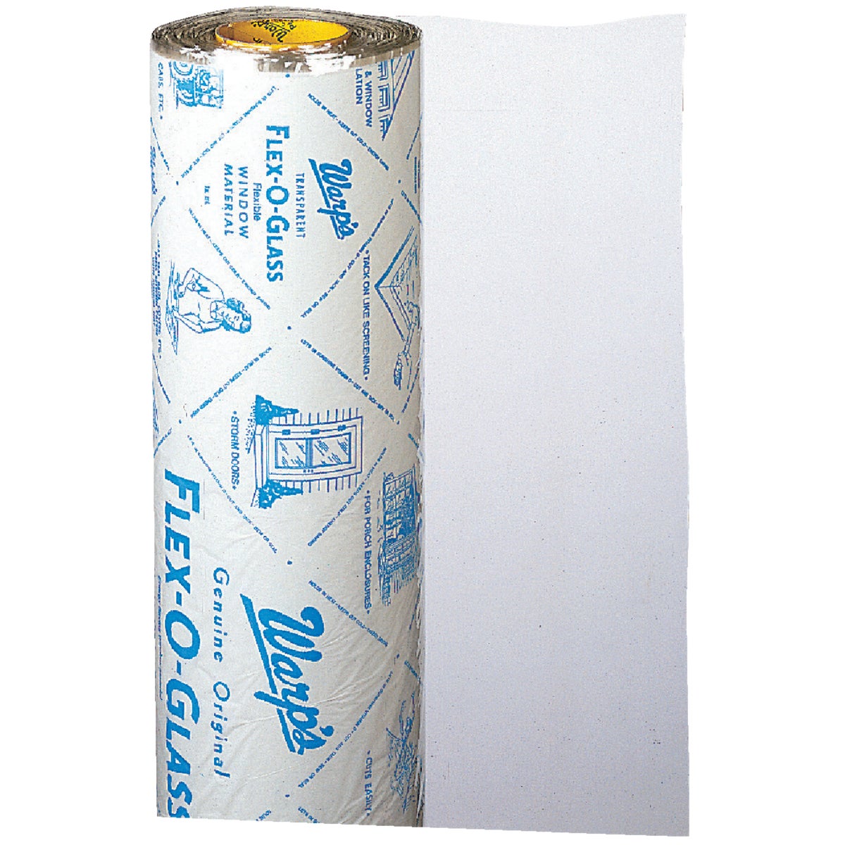 Warp's Flex-O-Glass 48 In. X 75 Ft. Clear 4 Mil. Plastic Sheeting