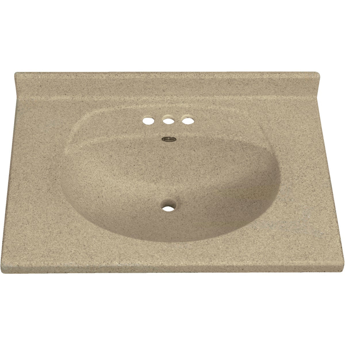 Imperial Marble 31 In. W x 22 In. D Cappuccino Faux Granite Vanity Top with Olympic Oval Bowl