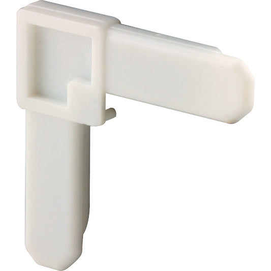 Prime-Line 3/4 In. x 5/16 In. White Plastic Frame Corner (100-Count)