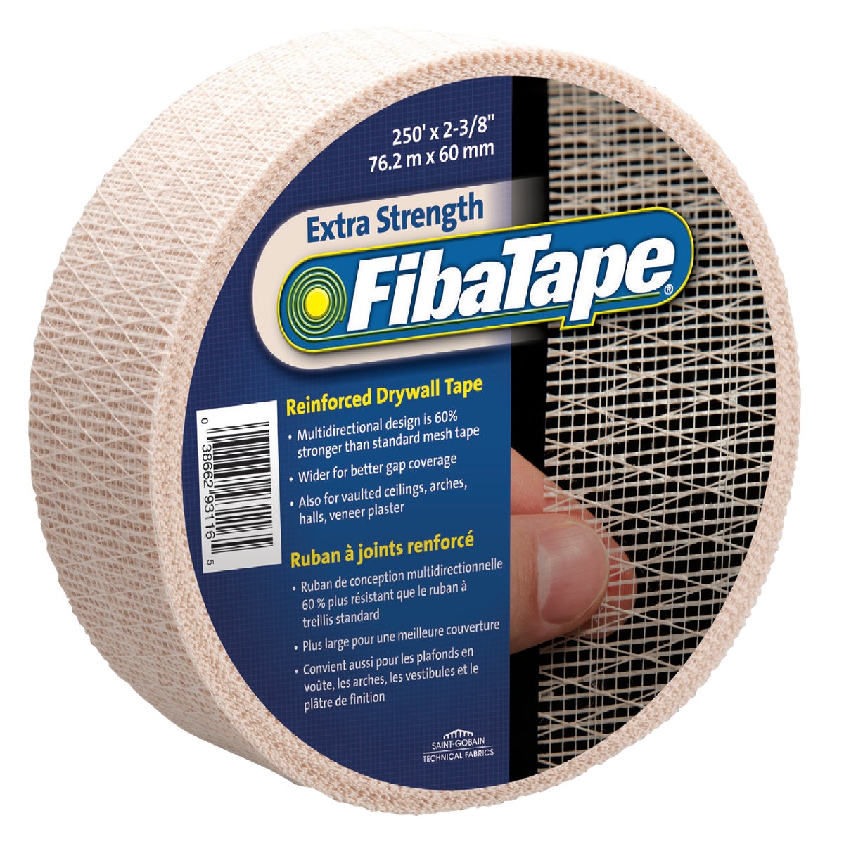 FibaTape 2-3/8 In. X 250 Ft. Extra Strength Drywall Tape