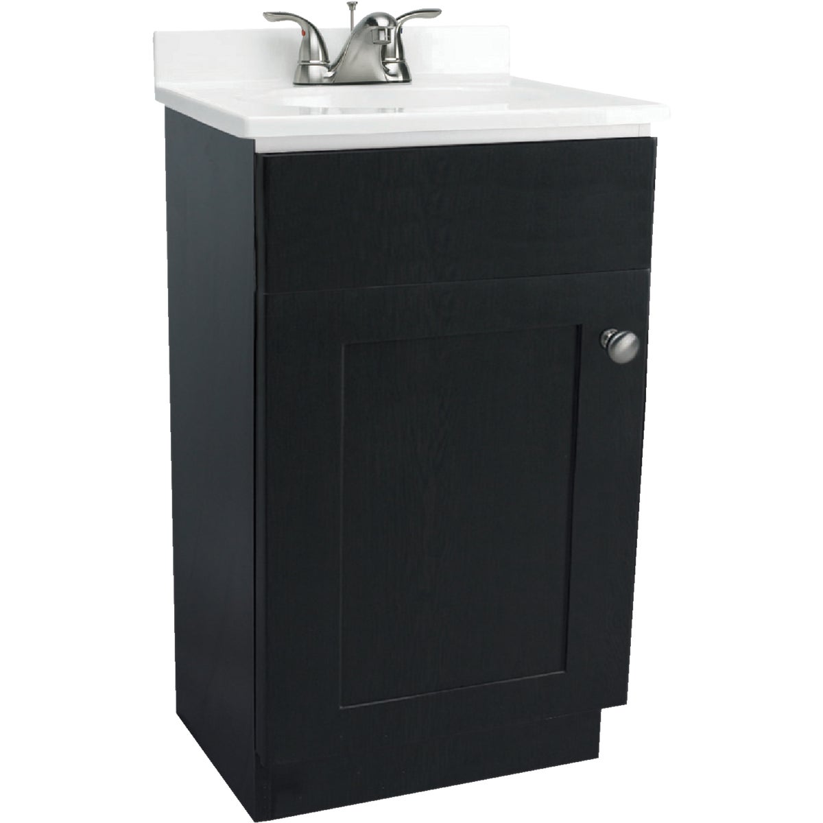 Design House Espresso 18 In. W x 31-1/2 In. H x 16 In. D Combo Vanity with Cultured Marble Top