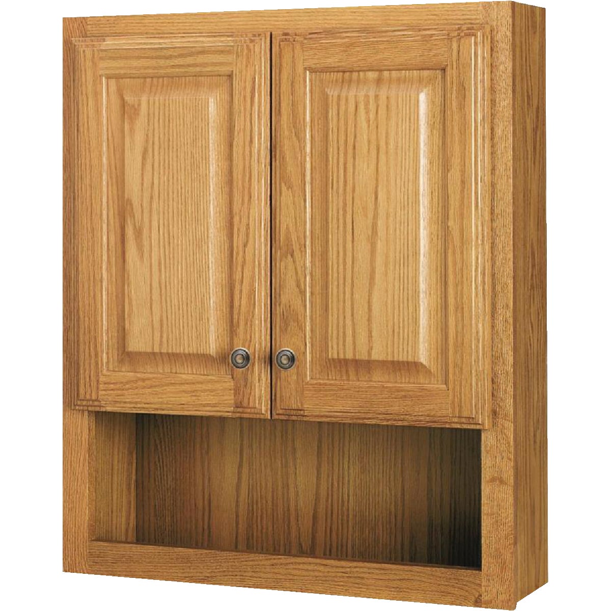 Continental Cabinets Modular Honey Oak Finish 23-1/4 In. W. x 28 In. H. x 7-1/4 In. D. Wall Bath Cabinet