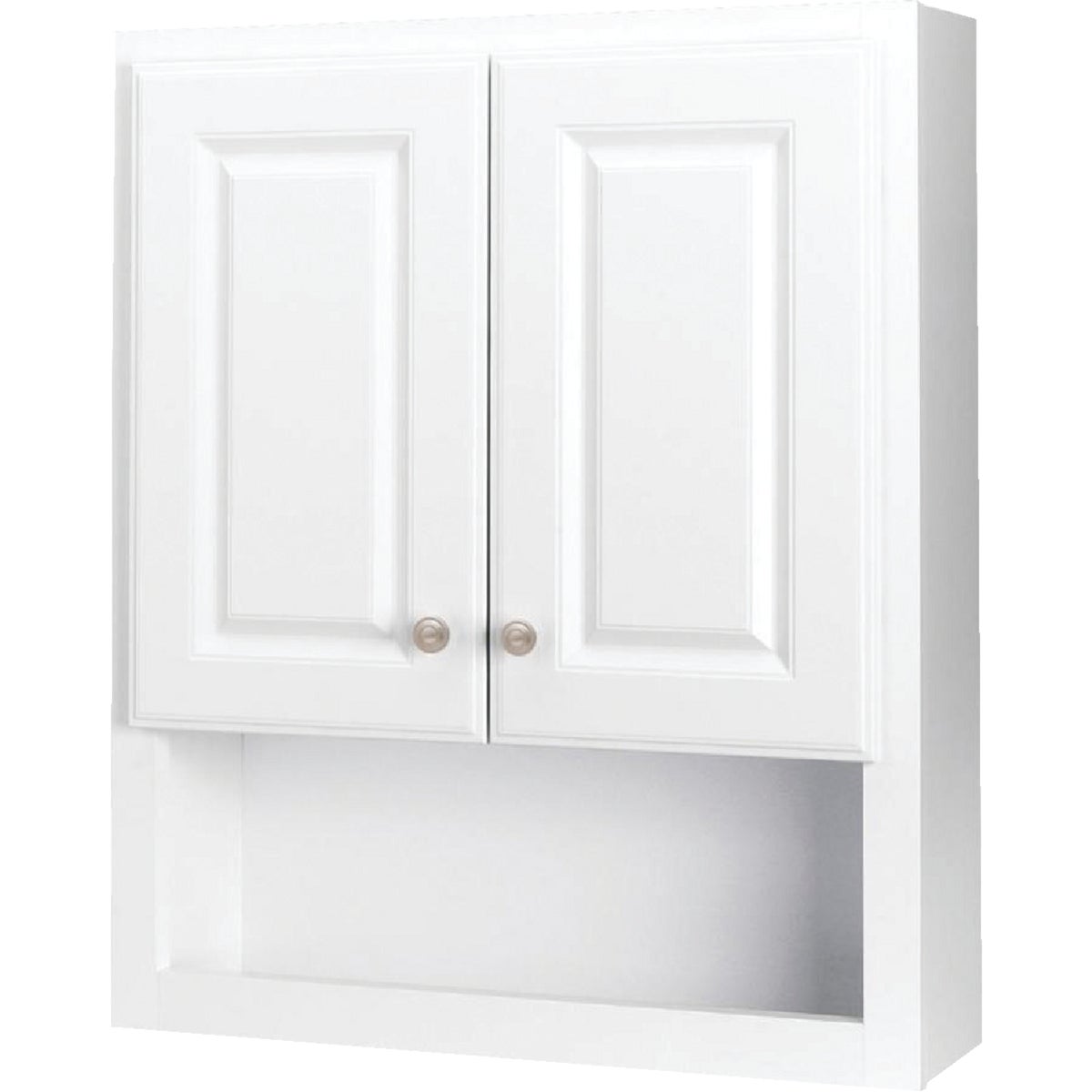 Continental Cabinets Modular Semi-Gloss White Finish 23-1/4 In. W. x 28 In. H. x 7-1/4 In. D. Wall Bath Cabinet