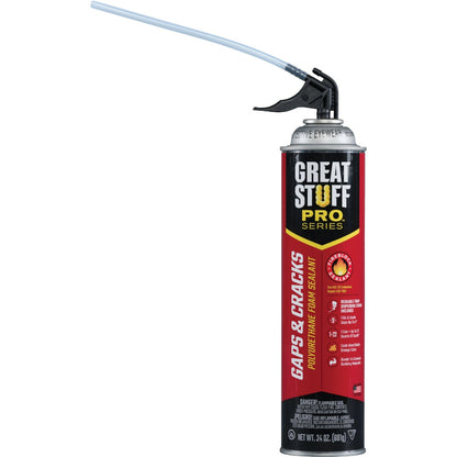 Great Stuff Pro Gaps & Cracks 24 Oz. Straw Foam