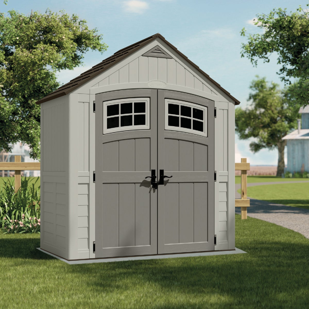 Suncast Cascade 171 Cu. Ft. Blow Molded Resin Storage Shed