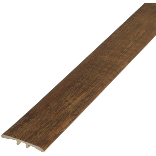 Shaw Aviator Propeller Brown 1-3/4 In. W x 72 In. L T Mold Vinyl Floor Plank Trim