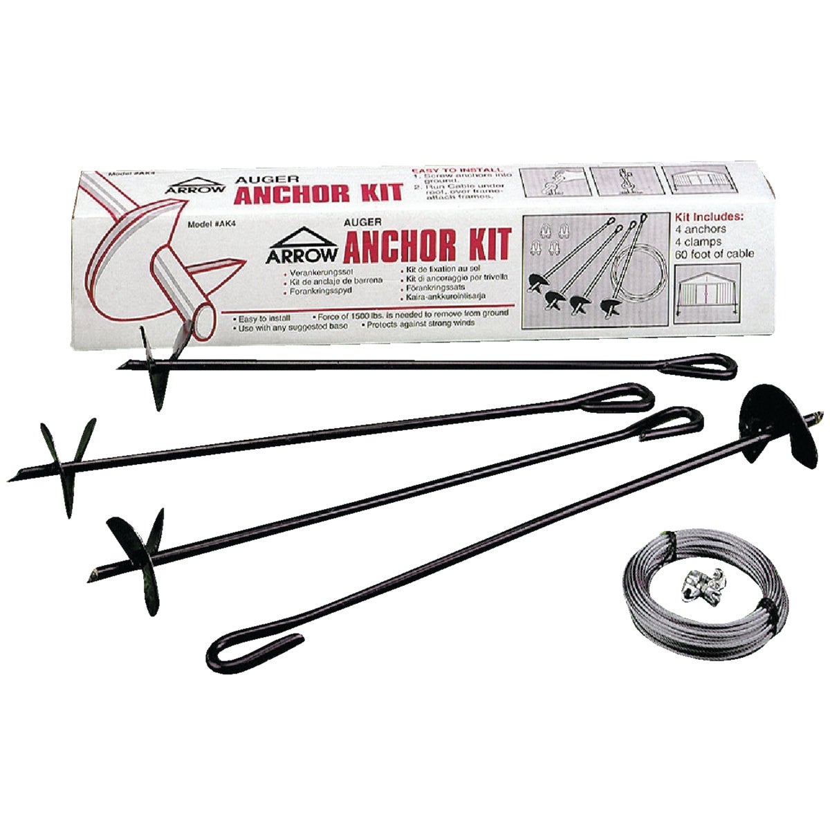 Arrow Shed Earth Anchor Kit