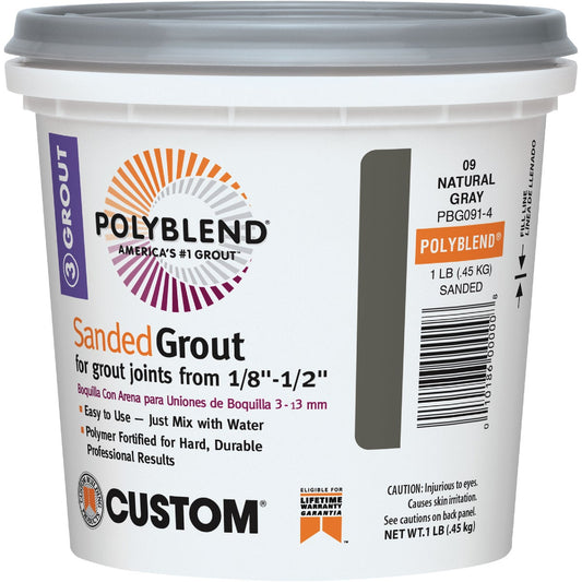 Custom Building Products Polyblend 1 Lb. Linen Sanded Tile Grout