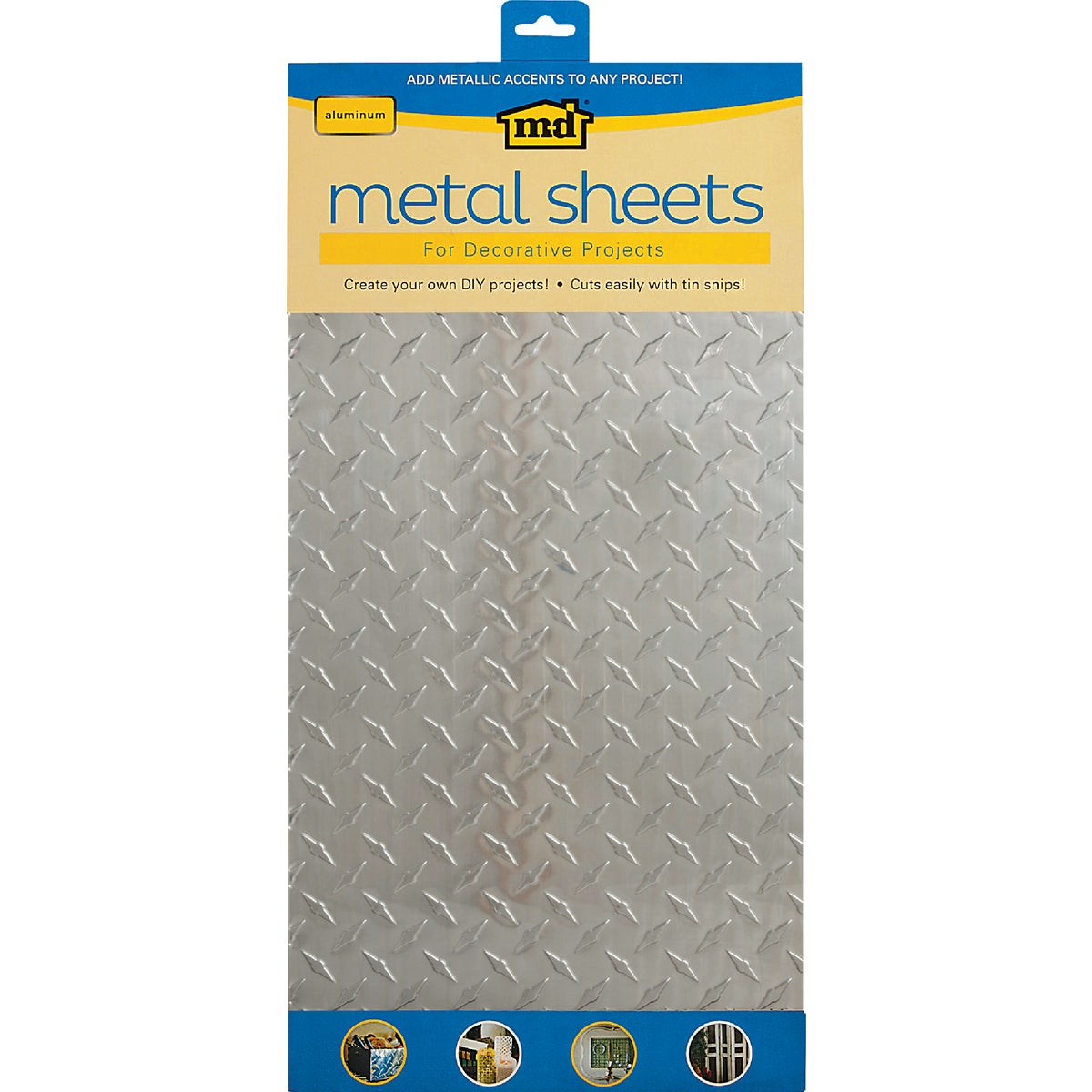 M-D 1 Ft. x 2 Ft. x .020 In. Diamond Tread Metal Sheet Stock