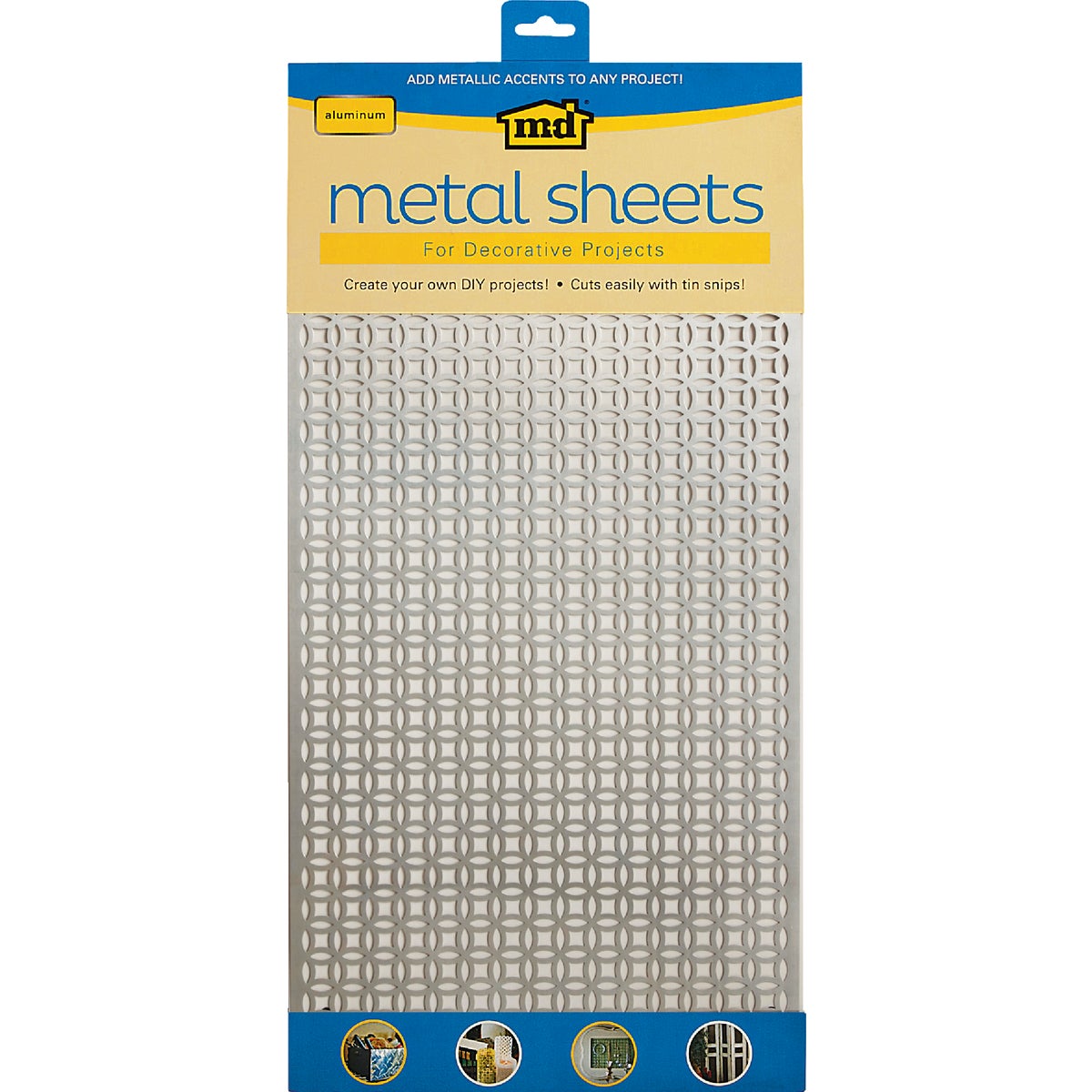 M-D 1 Ft. x 2 Ft. x .020 In. Elliptical Metal Sheet Stock