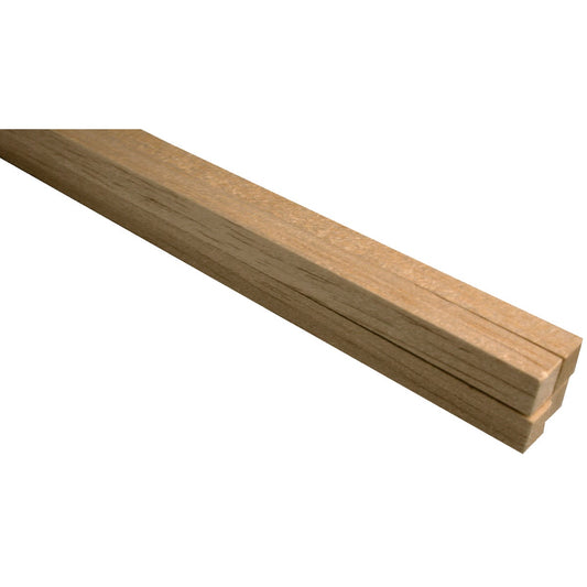 Midwest 1/2 In. x 1/2 In. x 3 Ft. Balsa Board