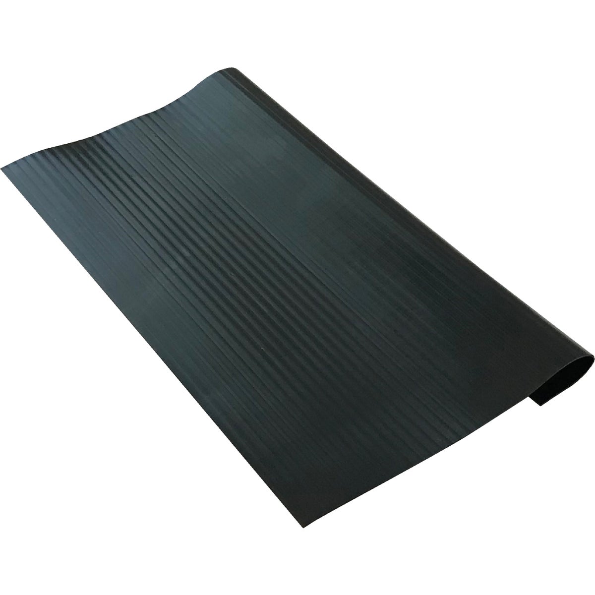 Tenex Black 9-7/8 In. x18 In. Vinyl Stair Tread Hard Floor Protector