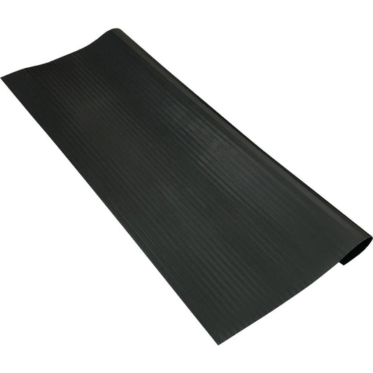 Tenex Black 9-7/8 In. x 24 In. Vinyl Stair Tread Hard Floor Protector