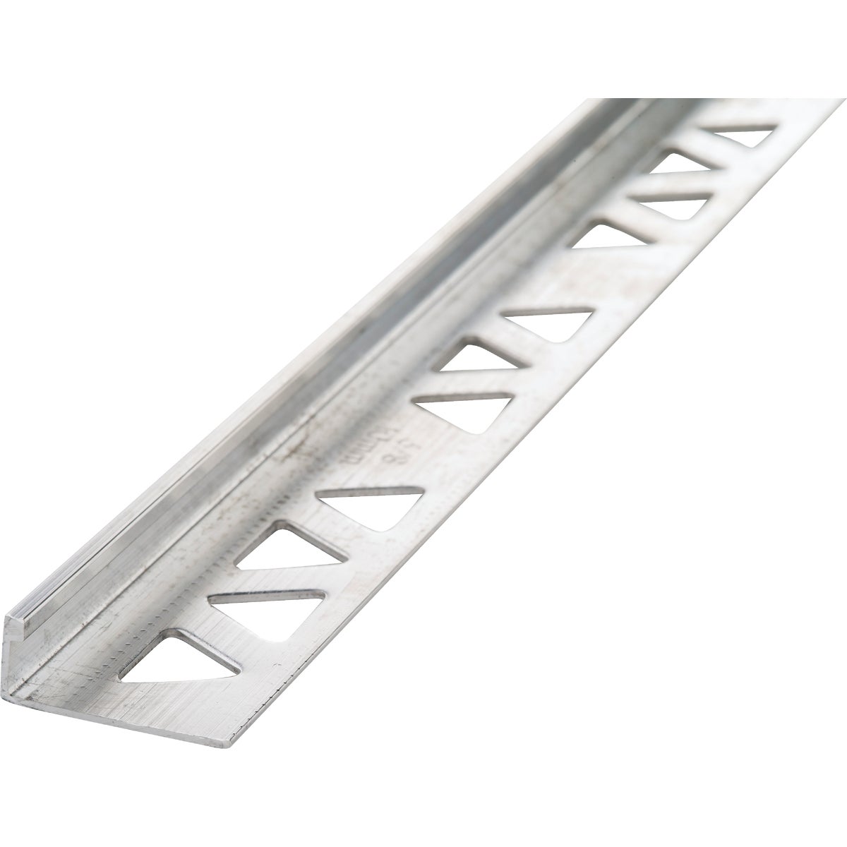 M-D Building Products 3/8 In. x 8 Ft. Mill Aluminum L-Shape Ceramic Tile Edging