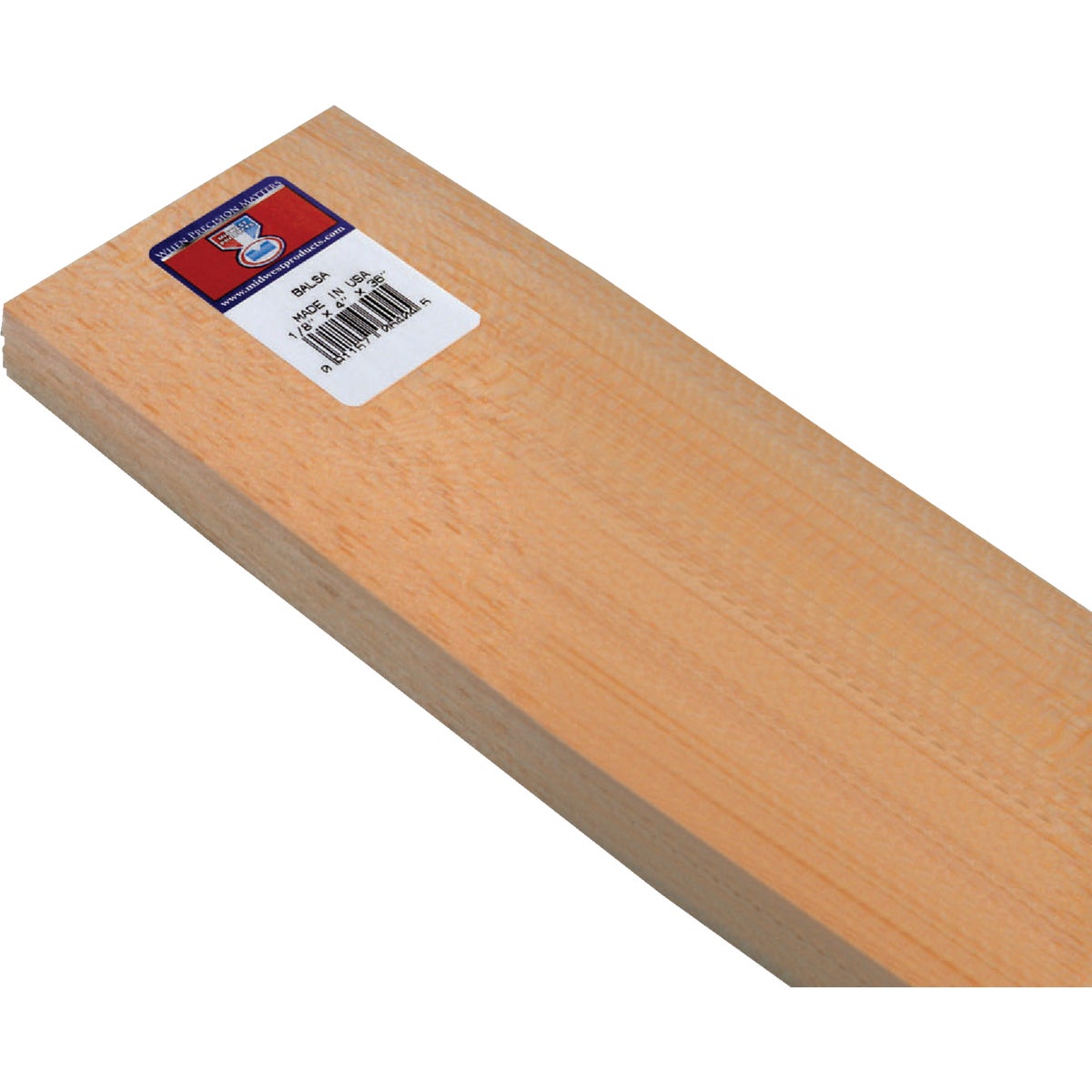 Midwest 1/8 In. x 1/8 In. x 4 Ft. Balsa Board