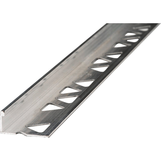 M-D Building Products 1/2 In. x 8 Ft. Mill Aluminum L-Shape Ceramic Tile Edging