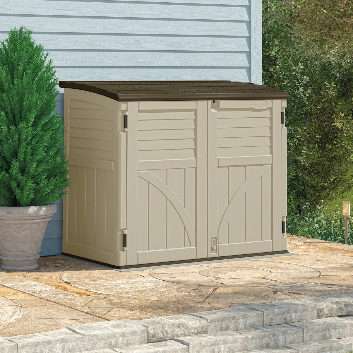 Suncast 34 Cu. Ft. Horizontal Storage Shed