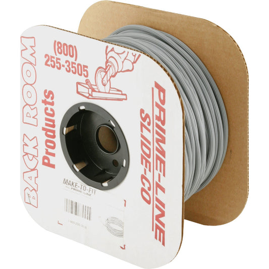 Prime-Line 0.130 In. Dia. x 500 Ft. L. Gray Vinyl Screen Retainer Spline