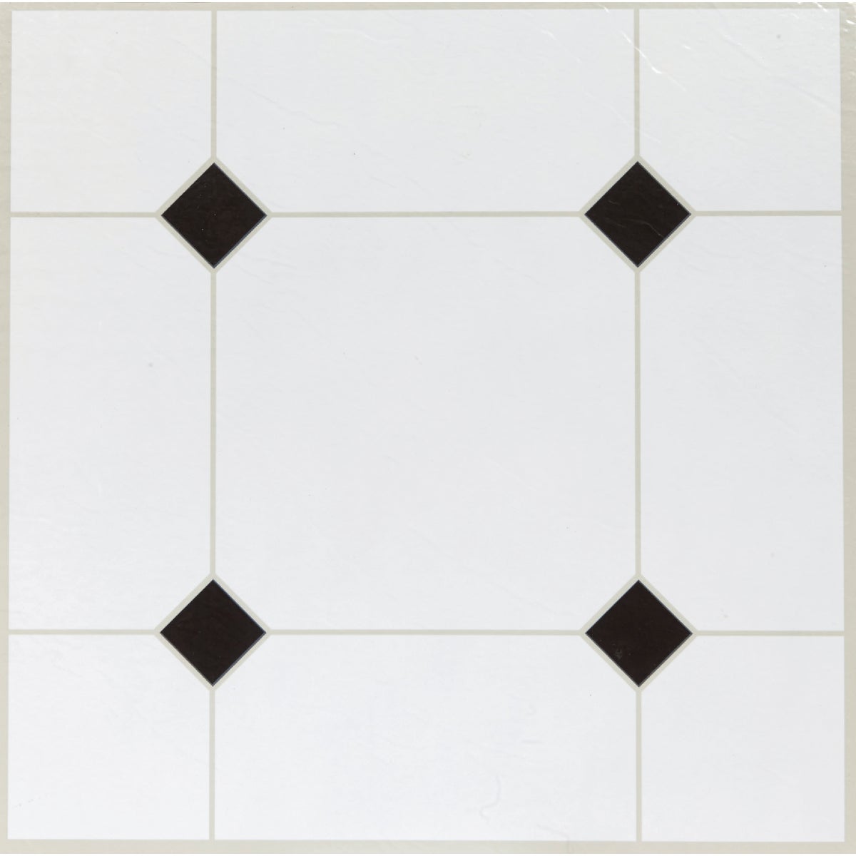 Home Impressions Black Diamond 12 In. x 12 In. Vinyl Floor Tile (45 Sq. Ft./Box)