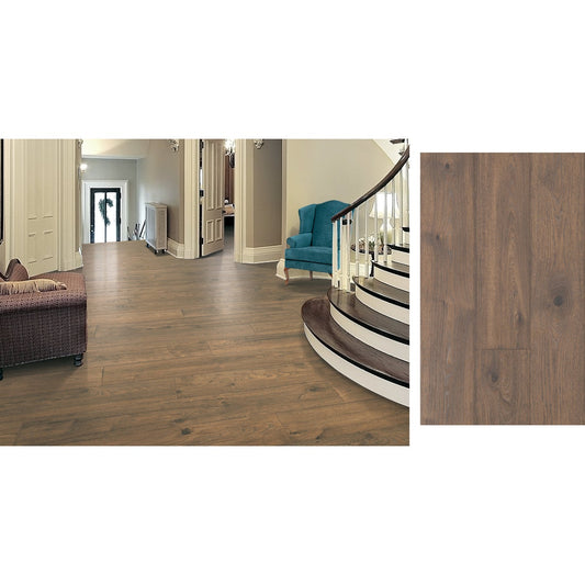 Mohawk RevWood Plus Elderwood Bungalow Oak 7-1/2 In. W x 54-11/32 In. L Laminate Flooring (16.98 Sq. Ft./Case)