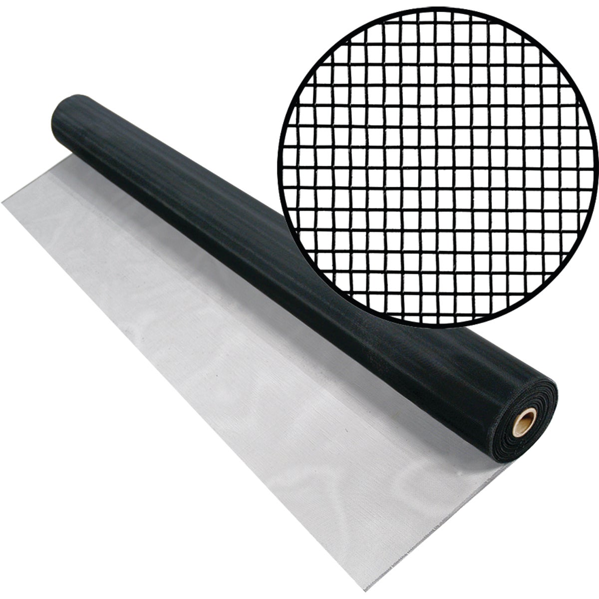 Phifer 30 In. x 100 Ft. Black Aluminum Screen