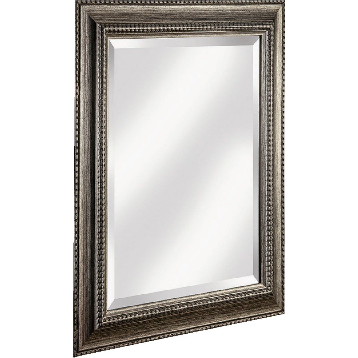 Erias Home Designs Traditional 21.5 In. W x 25.5 H Antique Pewter Composite Framed Wall Mirror