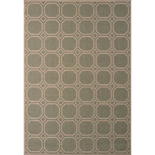 United Weavers Mosaic 5 Ft. x 8 Ft. Indoor/Outdoor Area Rug, Green