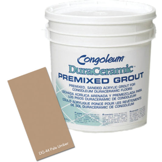 Congoleum DuraCeramic Gallon Pale Umber Sanded Premixed Tile Grout