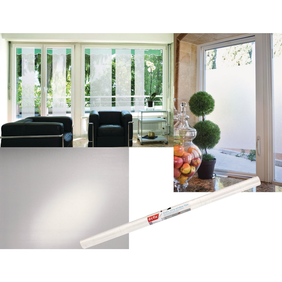 D-C-Fix 26 In. x 59 In. Frosted Static Window Film