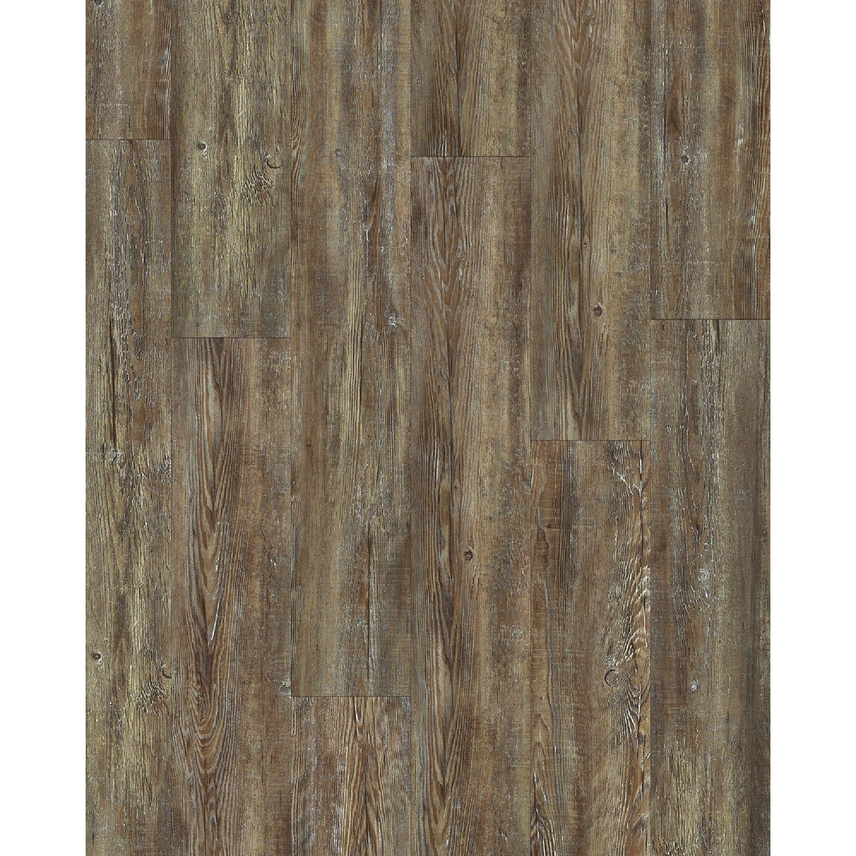 Array Prime Plank Tattered Barnboard 7 In. W x 48 In. L Vinyl Floor Plank (34.98 Sq Ft/Case)