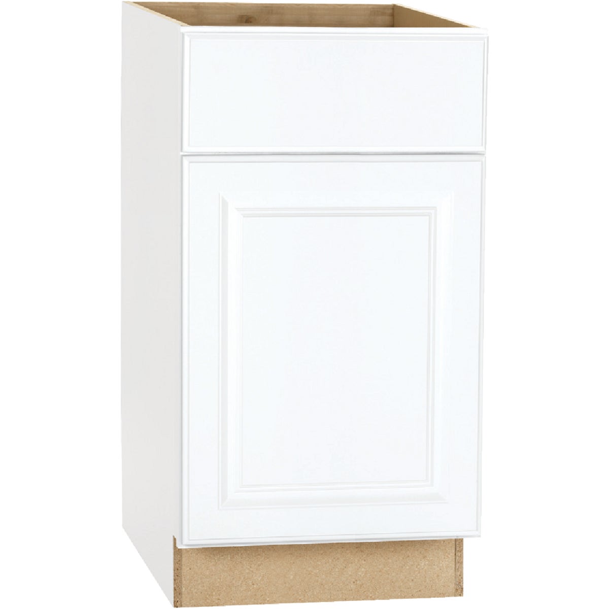 Continental Cabinets Hamilton 18 In. W. x 34-1/2 In. H. x 24 In. D. White Thermofoil Base Kitchen Cabinet