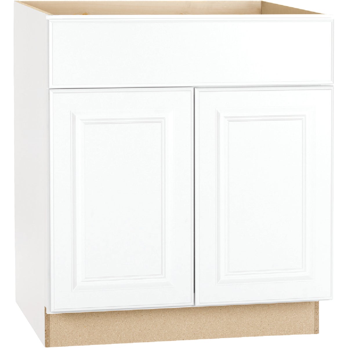 Continental Cabinets Hamilton 30 In. W. x 34-1/2 In. H. x 24 In. D. White Thermofoil Base Kitchen Cabinet