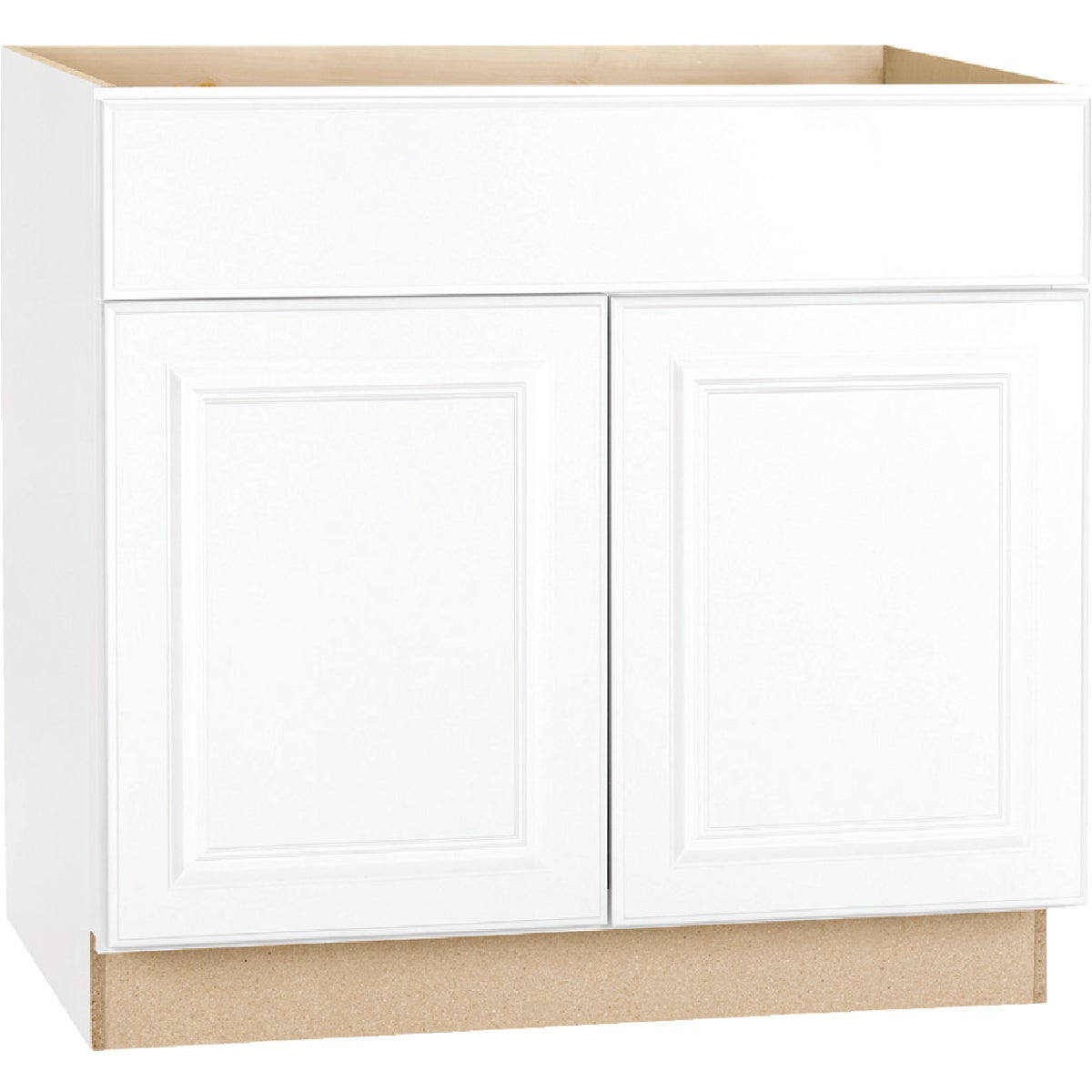 Continental Cabinets Hamilton 36 In. W. x 34-1/2 In. H. x 24 In. D. White Thermofoil Base Kitchen Cabinet