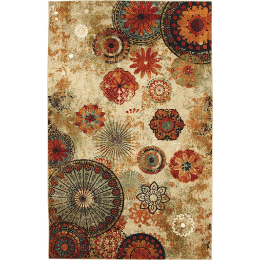 Mohawk Home Caravan Medallion 5 Ft. x 8 Ft. Area Rug