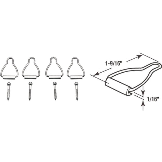 Prime-Line Spline Channel Bail Latch (4-Pack)