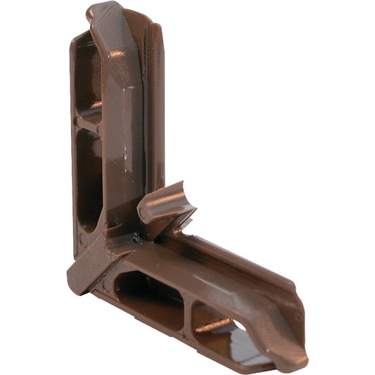 Prime-Line 3/4 x 7/16 Bronze Plastic Anderson Screen Frame Corner (20-Count)