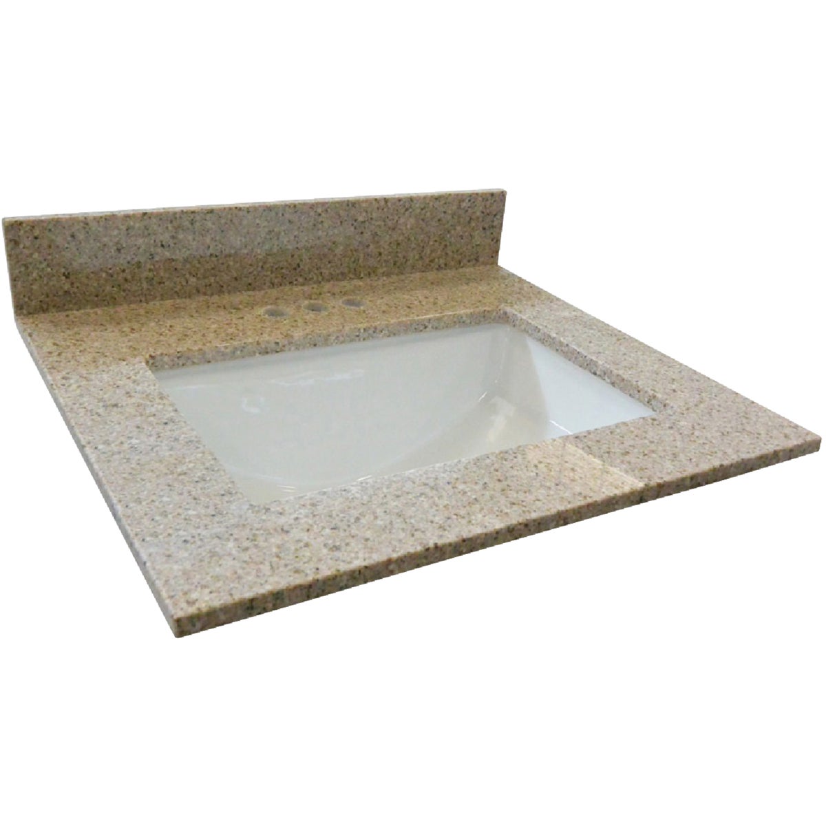 Design House 31 In. W x 22 In. D Golden Sand Granite Vanity Top with Rectangular Bowl