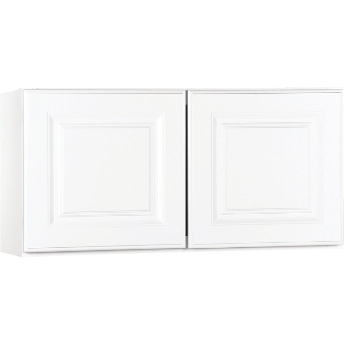 Continental Cabinets Hamilton 30 In. W. x 15 In. H. x 12 In. D. White Thermofoil Bridge Wall Kitchen Cabinet