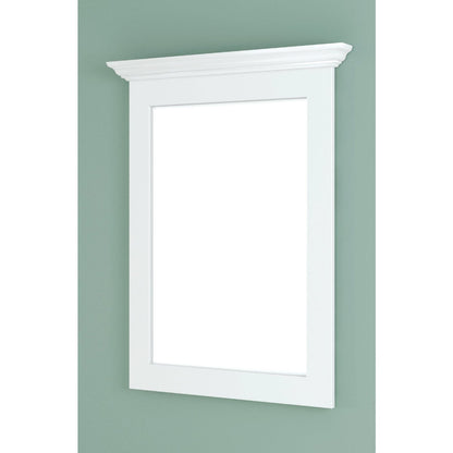 CraftMark Shaker Retreat White 30 In. W x 36 In. H Vanity Mirror