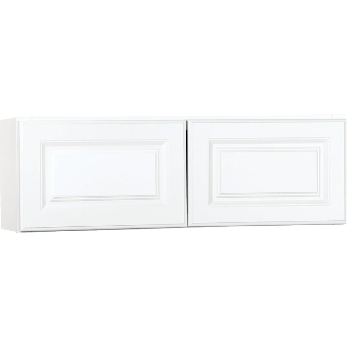 Continental Cabinets Hamilton 36 In. W. x 12 In. H. x 12 In. D. White Thermofoil Bridge Wall Kitchen Cabinet