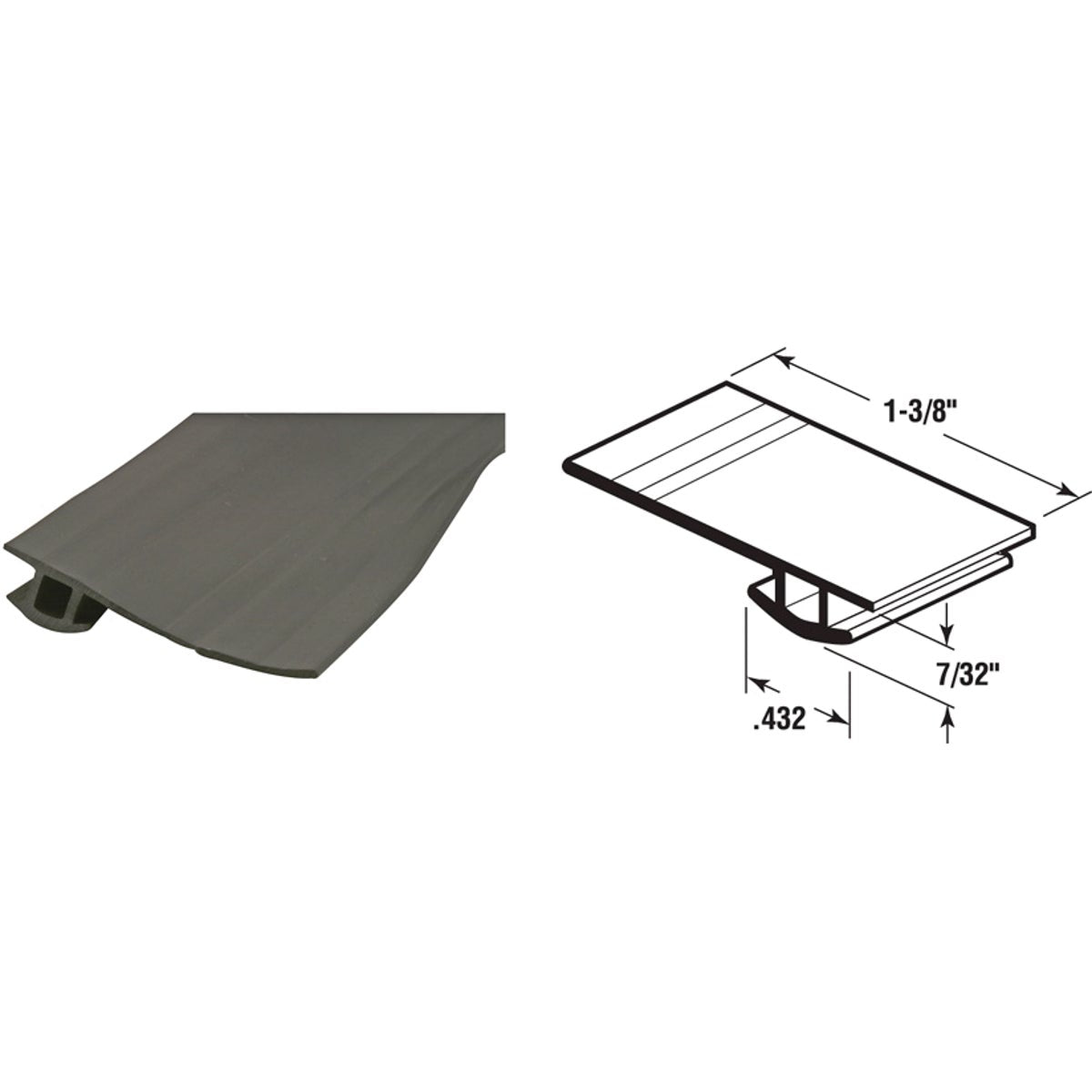 Prime-Line 7/16 In. x 84 In. Sliding Screen Door Bug Seal