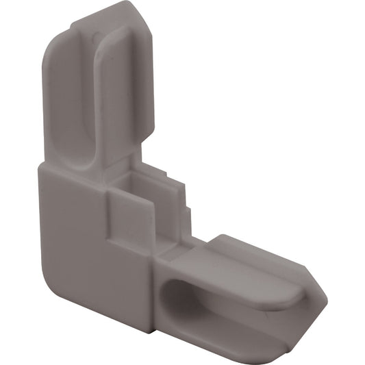 Prime-Line 3/8 In. Gray Window Frame Corner