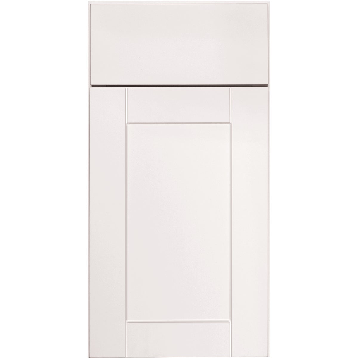 Continental Cabinets Andover Shaker 12 In. W x 30 In. H x 12 In. D White Thermofoil Wall Kitchen Cabinet