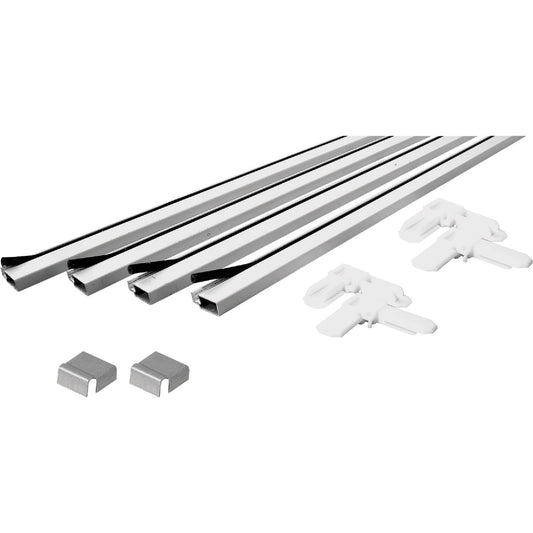 Prime-Line 3/4 In. x 5/16 In. x 3 Ft. White Screen Frame Kit