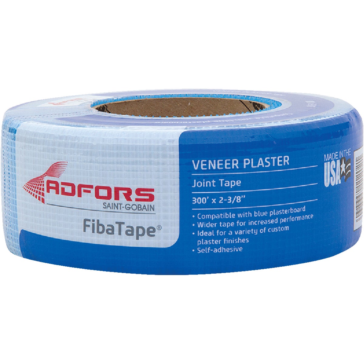 FibaTape Veneer Plaster 2-3/8 In. x 300 Ft. Blue Joint Drywall Tape